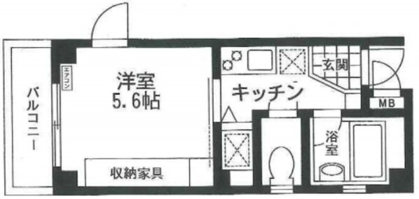 パティオ大島の物件間取画像